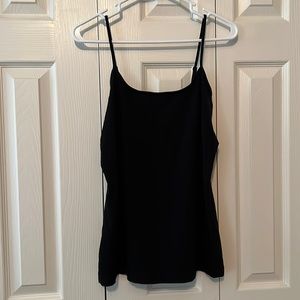 Black Spaghetti Strap Tank Top